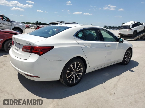 2015 Acura TLX V6 with VIN 19UUB2F30FA014347, listed as a Copart auction lot 55644404 with 134,573 mi miles. Bid and sale history available at carsss.com. Image 3.
