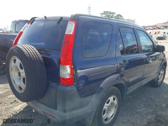 2006 Honda CR-V LX with VIN SHSRD68576U409078, listed as a IAAI auction lot 41847491 with 161,246 mi miles. Bid and sale history available at carsss.com. Image 4.