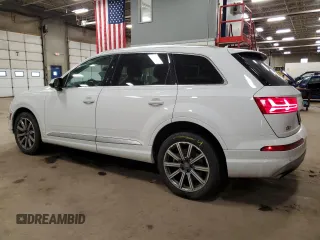2018 Audi Q7 Premium Plus with VIN WA1LAAF71JD015468, listed as a Copart auction lot 46852095 with 126,637 mi miles and Non repairable. Bid and sale history available at DreamBid. Image 2.