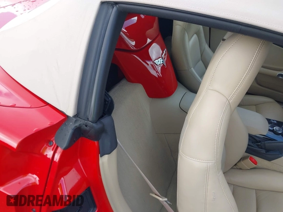 2008 Chevrolet Corvette with VIN 1G1YY36W185107235, listed as a IAAI auction lot 42454491 with 30,044 mi miles and . Bid and sale history available at DreamBid. Image 8.