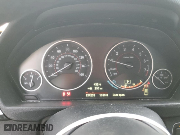2015 BMW 4 Series 428i xDrive with VIN WBA3N5C59FK198817, listed as a Copart auction lot 50234525 with 134,233 mi miles and Salvage title. Bid and sale history available at DreamBid. Image 9.