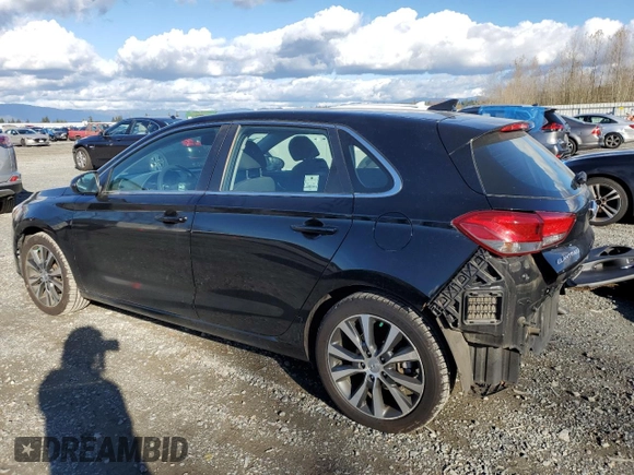 2018 Hyundai Elantra GT with VIN KMHH35LE8JU028763, listed as a Copart auction lot 79404544 with 45,838 mi miles and Salvage Title. Bid and sale history available at carsss.com. Image 2.