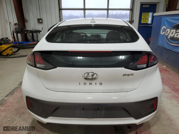 2020 Hyundai Ioniq Plug-In Hybrid SE with VIN KMHC65LD0LU237765, listed as a Copart auction lot 81758554 with NaN miles and Salvage Title. Bid and sale history available at carsss.com. Image 6.