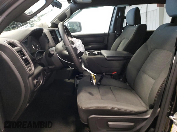2024 Ram 1500 Tradesman with VIN 1C6SRFGT6RN162823, listed as a Copart auction lot 64894244 with 7,793 mi miles and Salvage title. Bid and sale history available at DreamBid. Image 7.