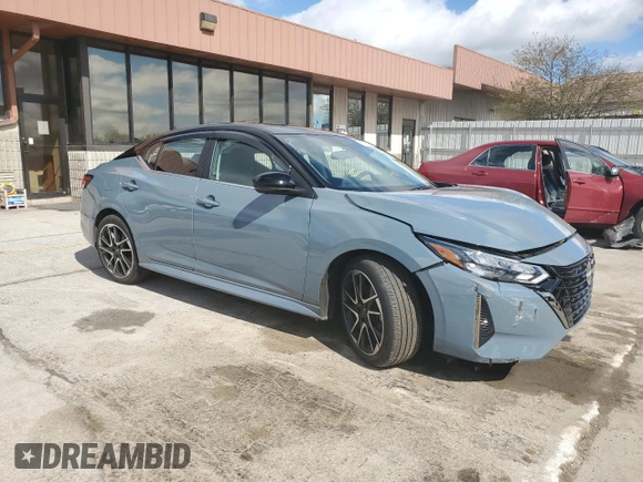 2024 Nissan Sentra SR with VIN 3N1AB8DV4RY279834, listed as a Copart auction lot 53889455 with 5,901 mi miles and Salvage title. Bid and sale history available at DreamBid. Image 4.