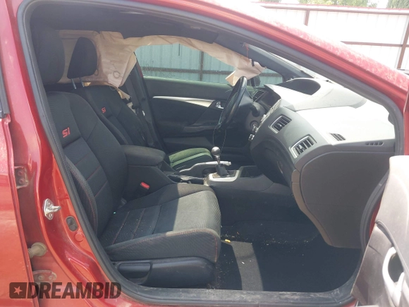 2013 Honda Civic Si with VIN 2HGFB6E58DH701335, listed as a IAAI auction lot 42497447 with 164,724 mi miles and . Bid and sale history available at DreamBid. Image 5.