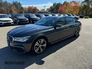 2016 BMW 7 Series 750i with VIN WBA7F0C53GGM20435, listed as a Copart auction lot 77656554 with 186,227 mi miles and Clean Title. Bid and sale history available at carsss.com. Image 2.