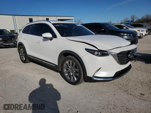 2019 Mazda CX-9 Grand Touring with VIN JM3TCADY0K0330080, listed as a Copart auction lot 81363854 with 43,626 mi miles and Salvage Title. Bid and sale history available at carsss.com. Image 4.