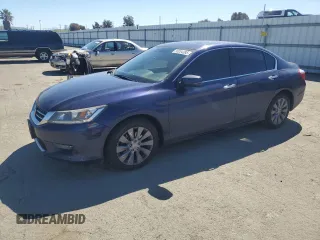 2014 Honda Accord Sedan EX-L with VIN 1HGCR2F83EA147010, listed as a Copart auction lot 50054385 with 177,805 mi miles and Salvage Title. Bid and sale history available at carsss.com. Image 1.