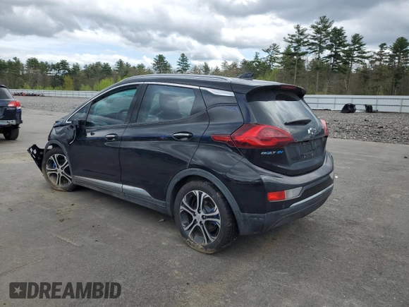 2018 Chevrolet Bolt EV Premier with VIN 1G1FX6S09J4122445, listed as a Copart auction lot 55230635 with 33,569 mi miles and Salvage title. Bid and sale history available at DreamBid. Image 2.
