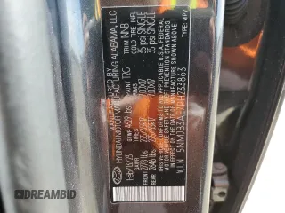 2023 Hyundai Tucson SEL with VIN 5NMJB3AE7PH233863, listed as a Copart auction lot 49844285 with 27,221 mi miles and Salvage Title. Bid and sale history available at carsss.com. Image 12.