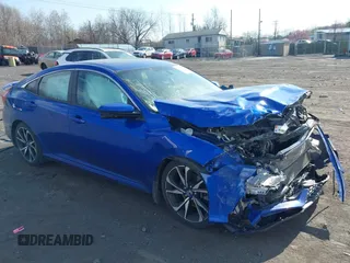 2018 Honda Civic Si z VIN 2HGFC1E52JH709085, wystawiony jako IAAI lot #42069894 z przebiegiem 65 427 mil mil oraz . Historia ofert i sprzedaży dostępna na DreamBid. Obrazek 1.