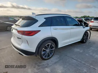 2023 Infiniti QX50 Sport with VIN 3PCAJ5FA4PF113685, listed as a Copart auction lot 60802325 with 48,799 mi miles and Clean title. Bid and sale history available at DreamBid. Image 3.