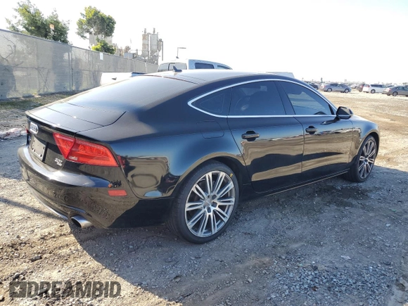 2012 Audi A7 3.0 Premium Plus with VIN WAUYGAFC6CN078552, listed as a Copart auction lot 50018925 with 156,055 mi miles and Salvage Title. Bid and sale history available at carsss.com. Image 3.
