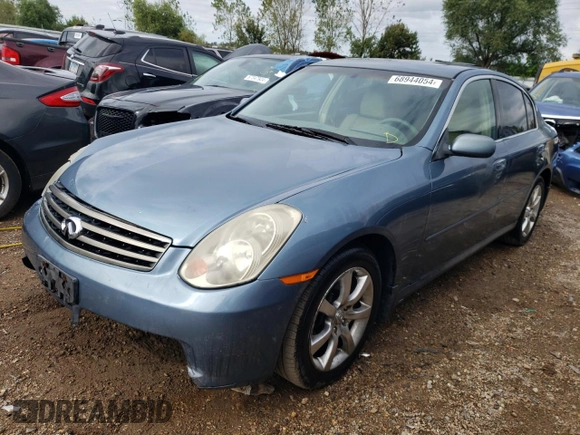 2006 Infiniti G35 with VIN JNKCV51F16M610696, listed as a Copart auction lot 68944054 with 146,482 mi miles and Salvage Title. Bid and sale history available at DreamBid. Image 1.