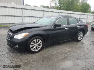 2012 Infiniti M37 with VIN JN1BY1AP5CM334768, listed as a Copart auction lot 51419645 with 133,468 mi miles and Salvage Title. Bid and sale history available at carsss.com. Image 1.