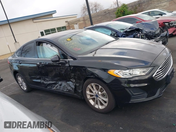 2020 Ford Fusion SE with VIN 3FA6P0HD6LR113376, listed as a IAAI auction lot 41797801 with 51,928 mi miles. Bid and sale history available at carsss.com. Image 14.