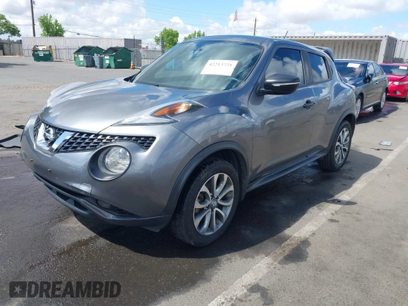 2015 Nissan Juke S with VIN JN8AF5MRXFT513258, listed as a IAAI auction lot 42213721 with 91,972 mi miles and . Bid and sale history available at DreamBid. Image 19.