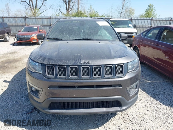 2021 Jeep Compass 80th Anniversary with VIN 3C4NJDEB0MT556774, listed as a IAAI auction lot 42051877 with 78,326 mi miles and . Bid and sale history available at DreamBid. Image 12.