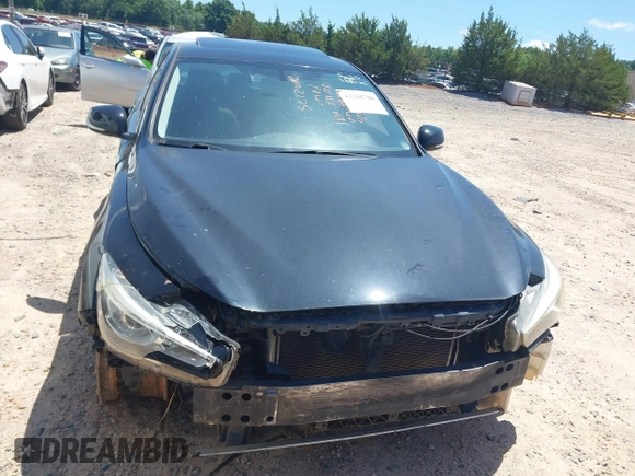 2015 Infiniti Q50 Sport with VIN JN1BV7AR2FM410593, listed as a IAAI auction lot 42346780 with 157,027 mi miles and . Bid and sale history available at DreamBid. Image 13.