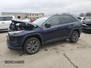 2024 Toyota RAV4 Hybrid XLE Premium with VIN 4T3B6RFVXRU157719, listed as a Copart auction lot 44658025 with 7,047 mi miles and Salvage Title. Bid and sale history available at carsss.com. Image 1.
