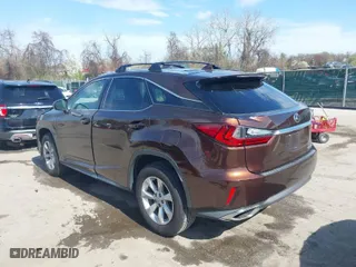 2016 Lexus RX 350 F Sport with VIN 2T2BZMCA0GC037815, listed as a IAAI auction lot 41901804 with 143,708 mi miles. Bid and sale history available at carsss.com. Image 3.