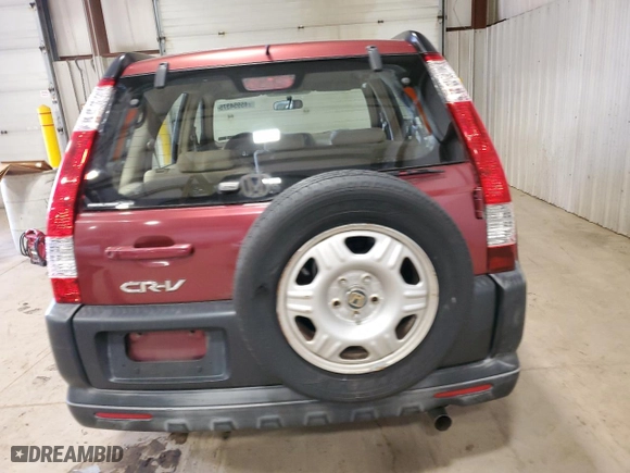 2005 Honda CR-V LX with VIN JHLRD78575C049127, listed as a Copart auction lot 45954375 with 61,572 mi miles and Salvage Title. Bid and sale history available at carsss.com. Image 6.
