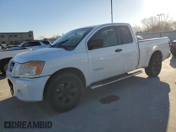 2008 Nissan Titan SE with VIN 1N6BA06A68N345258, listed as a Copart auction lot 42289375 with 218,042 mi miles and Salvage Title. Bid and sale history available at carsss.com. Image 1.