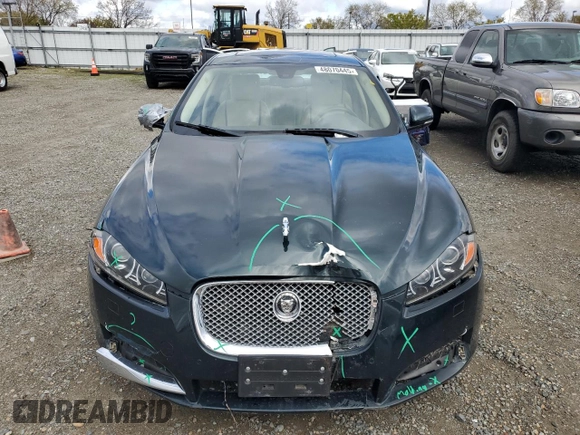 2012 Jaguar XF Portfolio with VIN SAJWA0HB4CLS49225, listed as a Copart auction lot 48070445 with 61,059 mi miles and Salvage Title. Bid and sale history available at carsss.com. Image 5.