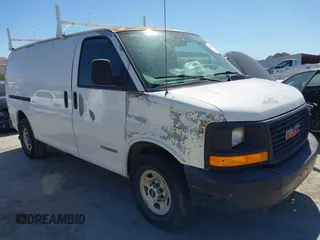 2006 GMC Savana Cargo with VIN 1GTGG25V561102245, listed as a IAAI auction lot 42159481 with 136,782 mi miles and . Bid and sale history available at DreamBid. Image 1.