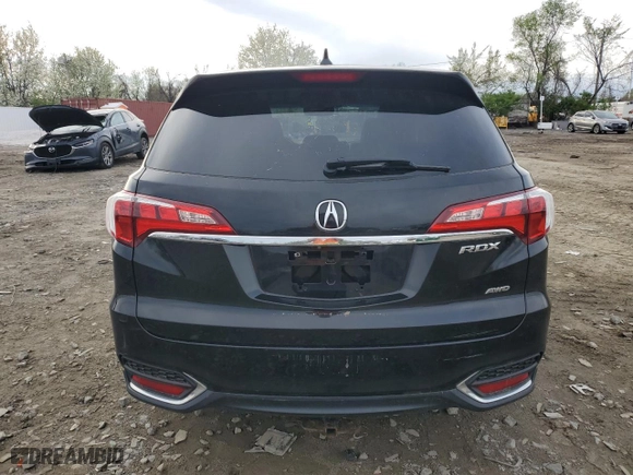 2016 Acura RDX Tech Pkg with VIN 5J8TB4H50GL028678, listed as a Copart auction lot 51834255 with 190,355 mi miles and Clean Title. Bid and sale history available at carsss.com. Image 6.