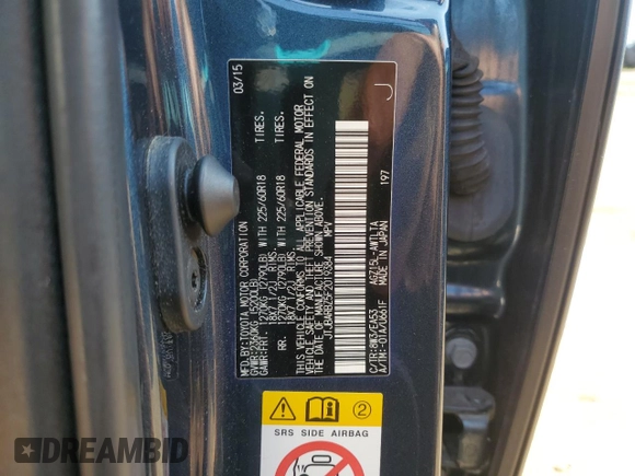 2015 Lexus NX 200t z VIN JTJBARBZ5F2019384, wystawiony jako Copart lot #59236355 z przebiegiem 103 467 mil mil oraz Czysty tytuł • Clean title. Historia ofert i sprzedaży dostępna na DreamBid. Obrazek 13.
