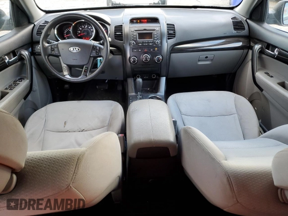 2013 Kia Sorento LX with VIN 5XYKT4A27DG369154, listed as a Copart auction lot 41340805 with 201,305 mi miles and Clean Title. Bid and sale history available at carsss.com. Image 8.
