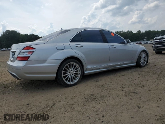 2007 Mercedes-Benz S 550 with VIN WDDNG86X27A107226, listed as a Copart auction lot 59608525 with Not provided miles and Clean title. Bid and sale history available at DreamBid. Image 3.
