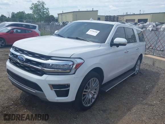 2023 Ford Expedition Max Limited with VIN 1FMJK2A85PEA40906, listed as a IAAI auction lot 42396188 with 24,753 mi miles and . Bid and sale history available at DreamBid. Image 2.