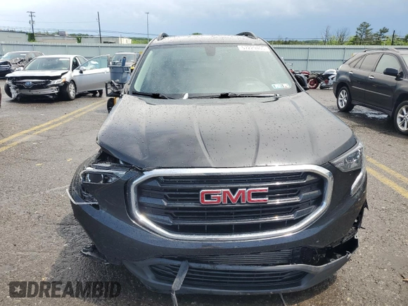 2019 GMC Terrain SLE with VIN 3GKALTEV9KL292520, listed as a Copart auction lot 57229465 with 71,080 mi miles and Salvage title. Bid and sale history available at DreamBid. Image 5.