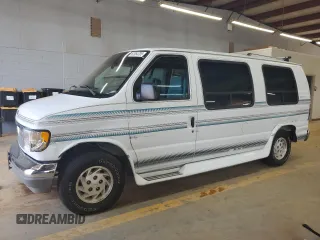 1993 Ford Econoline Cargo with VIN 1FDEE14Y5PHA07711, listed as a Copart auction lot 62064705 with 150,336 mi miles and Salvage title. Bid and sale history available at DreamBid. Image 1.