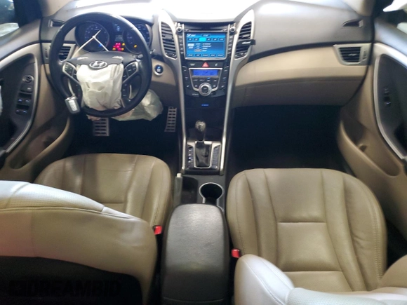 2013 Hyundai Elantra with VIN KMHD35LE0DU047861, listed as a Copart auction lot 59015785 with 55,733 mi miles and Salvage title. Bid and sale history available at DreamBid. Image 8.