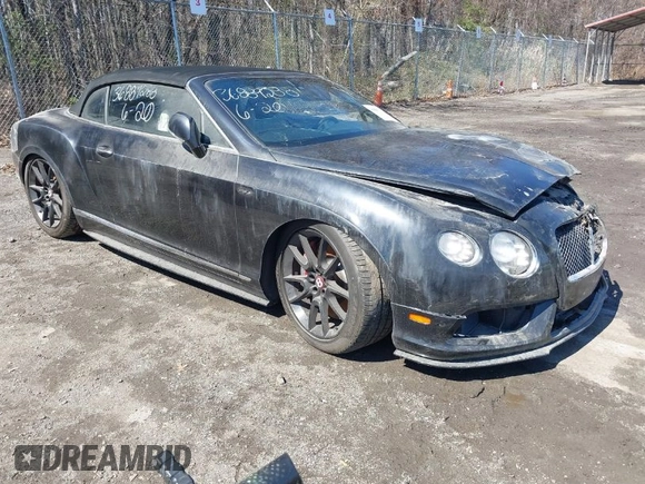 2014 Bentley Continental GT with VIN SCBGH3ZA2EC096873, listed as a IAAI auction lot 36889288 with Not Provided miles and . Bid and sale history available at DreamBid. Image 1.