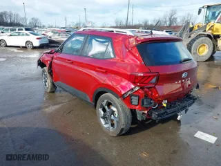 2023 Hyundai Venue SEL with VIN KMHRC8A35PU268594, listed as a IAAI auction lot 41178139 with 3,760 mi miles. Bid and sale history available at carsss.com. Image 3.
