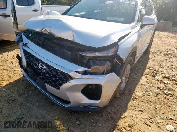 2019 Hyundai Santa Fe SEL with VIN 5NMS3CAD7KH025113, listed as a Copart auction lot 65915102 with 24,584 mi miles. Bid and sale history available at carsss.com. Image 9.