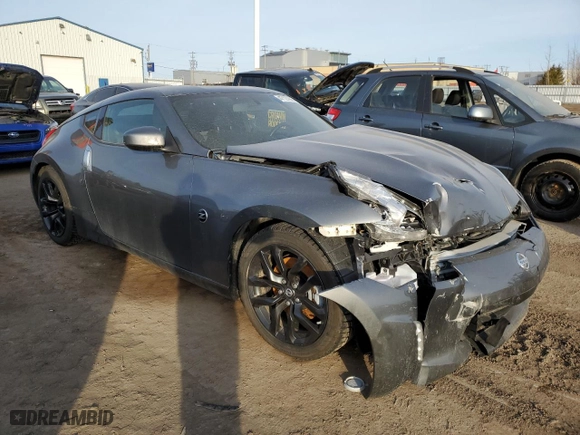 2017 Nissan 370Z with VIN JN1AZ4EH6HM952752, listed as a Copart auction lot 47127605 with 45,850 mi miles and Salvage Title. Bid and sale history available at carsss.com. Image 4.