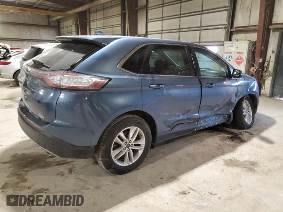 2018 Ford Edge SEL with VIN 2FMPK4J92JBB03607, listed as a Copart auction lot 87443464 with 58,746 mi miles and Salvage Title. Bid and sale history available at DreamBid. Image 3.