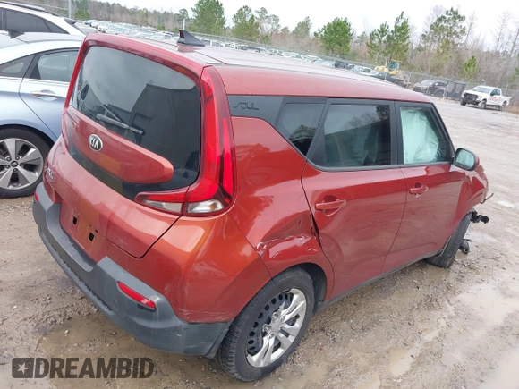 2021 Kia Soul LX with VIN KNDJ23AU5M7741906, listed as a IAAI auction lot 41608289 with 81,551 mi miles. Bid and sale history available at carsss.com. Image 4.