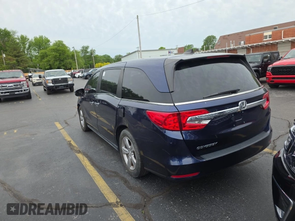 2018 Honda Odyssey EX-L with VIN 5FNRL6H75JB064377, listed as a Copart auction lot 56241905 with 103,651 mi miles and Clean Title. Bid and sale history available at DreamBid. Image 3.