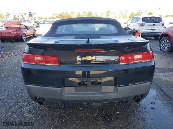 2015 Chevrolet Camaro LT with VIN 2G1FD3D31F9151229, listed as a Copart auction lot 50816405 with 85,187 mi miles and Salvage Title. Bid and sale history available at carsss.com. Image 6.