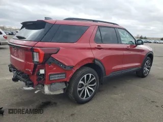 2025 Ford Explorer ST-Line with VIN 1FMUK8KH5SGA92614, listed as a Copart auction lot 47117375 with 3,173 mi miles and Salvage Title. Bid and sale history available at carsss.com. Image 3.