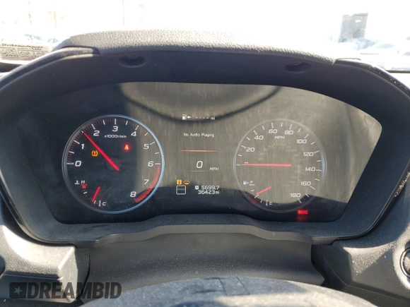 2022 Subaru WRX with VIN JF1VBAA61N9024695, listed as a Copart auction lot 49862825 with 36,423 mi miles and Salvage Title. Bid and sale history available at carsss.com. Image 9.