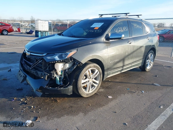 2018 Chevrolet Equinox Premier with VIN 2GNAXWEX7J6139051, listed as a IAAI auction lot 41216437 with 105,453 mi miles. Bid and sale history available at carsss.com. Image 17.