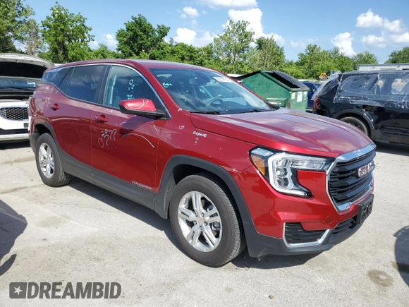 2024 GMC Terrain SLE z VIN 3GKALTEGXRL310583, wystawiony jako Copart lot #62014655 z przebiegiem 26 730 mil mil oraz Szkoda całkowita • Salvage title. Historia ofert i sprzedaży dostępna na DreamBid. Obrazek 4.